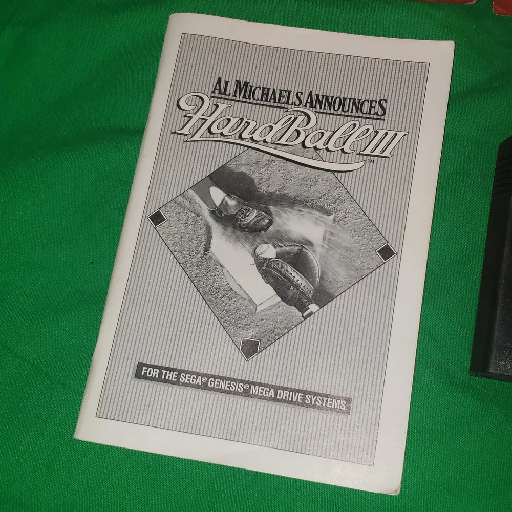 Hardball 3 for the Sega Genesis Video Game Complete In Box
